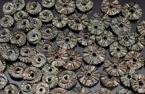 Metal Clay - Flower Disks And Ammonites
